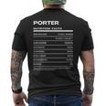 Porter 栄養成分表示 メンズTシャツ バックプリント