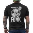 Powered By Funk Music 70年代 & 80年代 ビニール メンズTシャツ バックプリント