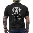 Proprietario Di Cane Labrador Per La Festa Del Papà Da Uomo T-shirt da uomo con stampa posteriore