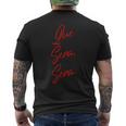 Queera、Sera、What Will Be Will Be メンズTシャツ バックプリント