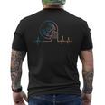 Record Heartbeatinly Dj メンズTシャツ バックプリント