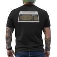 Retro Computer 03 メンズTシャツ バックプリント