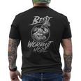 Rhino Beast ワークアウト ファッション フィットネス ジム アニマル マッスルフィット メンズTシャツ バックプリント