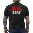 Rockteady Beat Jamaica 1967 ジャマイカ ロックステディ レゲエ スカ Music メンズTシャツ バックプリント