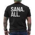 Sana All Filipinolang Phrase Pinoy Meme レディース メンズ メンズTシャツ バックプリント