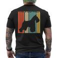 Schnauzer シュナウザー メンズTシャツ バックプリント