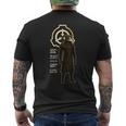 Scp 049 ペスト医師 異常物体封じ込め。 メンズTシャツ バックプリント