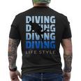 Scuba Diving Gearcuba Diving Equipment Dive メンズTシャツ バックプリント