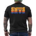 Snus 90年代デザイン チュアブルツール メンズTシャツ バックプリント