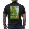 St ニコラス騎士 城 ジュスト王国 歴史兵士 メンズTシャツ バックプリント