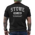 Stoweermontt ビンテージ確立されたスポーツデザイン メンズTシャツ バックプリント