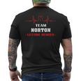 Team Norton Lifetime Memember Blood Fully Family メンズTシャツ バックプリント