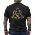 Triquetra ホーリートリニティ ケルトノット メンズTシャツ バックプリント