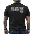 Uomo Nonto Dormendotoolo Riposando Gli Occhi Papà E Nonno T-shirt da uomo con stampa posteriore