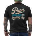 Uomo Papà Loading 2026 Futuro Papà Divertente T-shirt da uomo con stampa posteriore