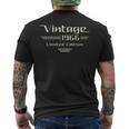 Vintage 1966 60歳の誕生日 クラシックカー メンズTシャツ バックプリント