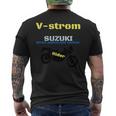 Vストローム メンズTシャツ バックプリント