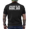 Welcome To The Darkide メンズTシャツ バックプリント