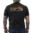 What A Rescue ヴィンテージ レトロ ロケット フットボール カー リーグ メンズTシャツ バックプリント