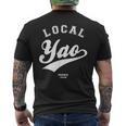 Yao Local 八尾市ローカル 故郷 メンズTシャツ バックプリント
