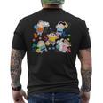 【まんが】クレヨンしんちゃん かすかべ防衛隊 メンズTシャツ バックプリント