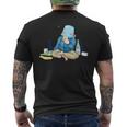 【コラボイラスト】おしげ酒 メンズTシャツ バックプリント