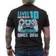 おもしろビデオゲーマー 10歳 10歳 誕生日 メンズTシャツ バックプリント