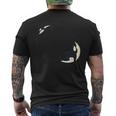 かわいい 海 動物 クジラ シャチ かっこいい メンズ レディース オーカ メンズTシャツ バックプリント