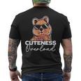 かわいい 過負荷 クオッカ ワラビー 有骨動物 オージー メンズTシャツ バックプリント