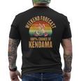 けん玉予報 レトロ けん玉 メンズTシャツ バックプリント
