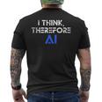 だから私はaiの面白いチャットgptだと思う メンズTシャツ バックプリント