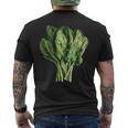 ほうれん草 野菜モチーフ イラスト ほうれん草 メンズTシャツ バックプリント