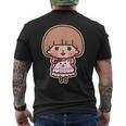 ゆるかわメルちゃん ビッグプリント（表裏） メンズTシャツ バックプリント
