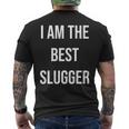 アイ・アム・ザ・ベスト・スラッガー 長袖tシャツ メンズTシャツ バックプリント