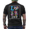 アイ・ラブ・沼津市 I Love 沼津市 私は愛してる沼津市 メンズTシャツ バックプリント