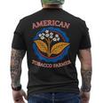 アメリカ タバコ 農家 葉 栽培 雑草 農業 農業 メンズTシャツ バックプリント