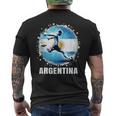 アルゼンチン選手のためのアルゼンチンシャツ レトロ ボーイズ アルゼンチン メンズTシャツ バックプリント