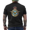 イギリス空軍 イギリス空軍 バッジパッチ メンズTシャツ バックプリント