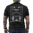 ウィジャボード不気味なホラーゲームでハロウィンアートをプレイ メンズTシャツ バックプリント