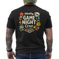 ウィークリーゲームナイトクルー メンズTシャツ バックプリント