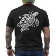 ウミガメのギフト 素晴らしい海洋生物のウミガメ メンズTシャツ バックプリント
