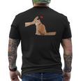 エキゾチックショートヘア猫エキゾチックショートヘア メンズTシャツ バックプリント
