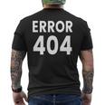 エラー404 長袖tシャツ メンズTシャツ バックプリント