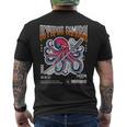 オクトパス侍 エイトアームズ 戦士 メンズ レディース メンズTシャツ バックプリント