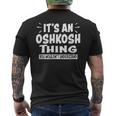 オシュコシュ旅行好きにはわからないこと メンズTシャツ バックプリント