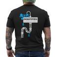 オノマトペ 創作文 英語教師 メンズTシャツ バックプリント
