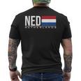 オランダの旗、オランダ、陸上競技、スポーツゲーム、ジャージ。 メンズTシャツ バックプリント