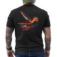 オールドスクールウインドサーフィン・セイルボード メンズTシャツ バックプリント