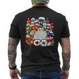 カントリーボールアジアの国民集合写真 メンズTシャツ バックプリント