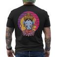 ガネーシャ 象 ヒンドゥー教の神 ガネーシャ 河合主 ガネーシャ 長袖tシャツ メンズTシャツ バックプリント
